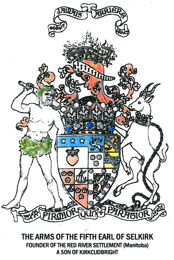 Arms of the 5th Earl of Selkirk