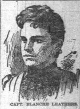 Blanche Douglass Leathers, Steamboat captain