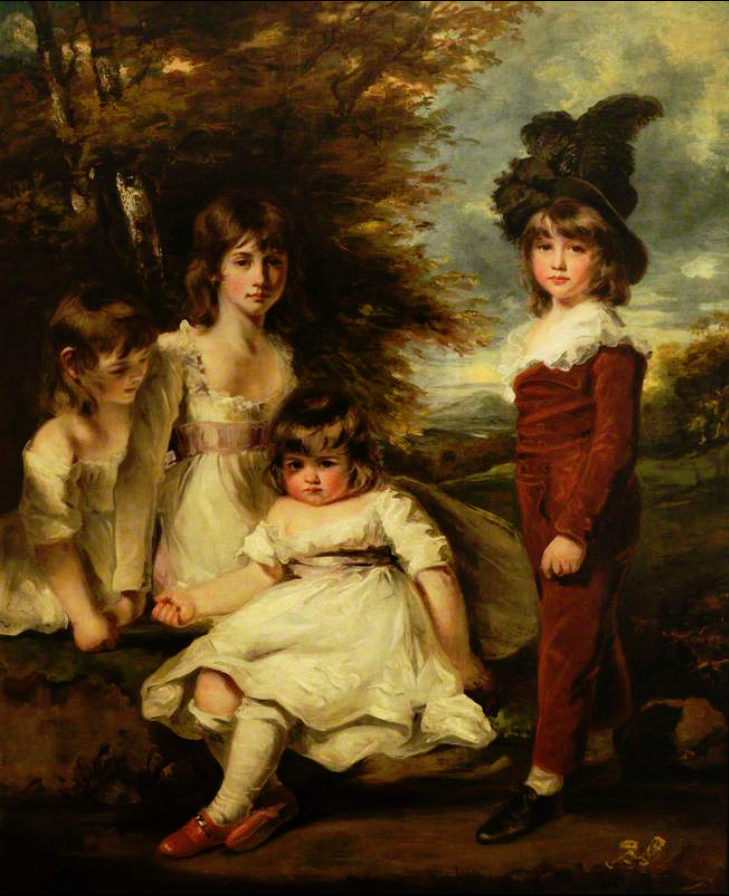 painting - The Douglas Children