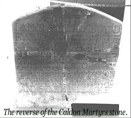 Caldon memorial stone