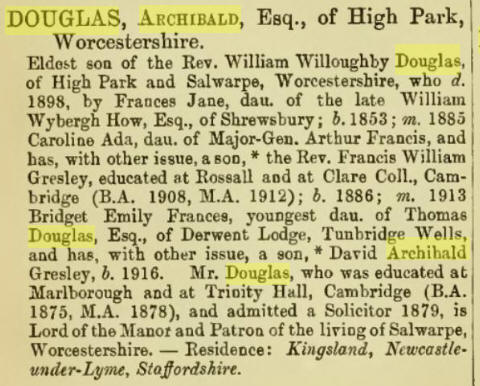Archibald Douglas of High Park