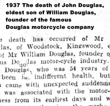 John Douglas death notice