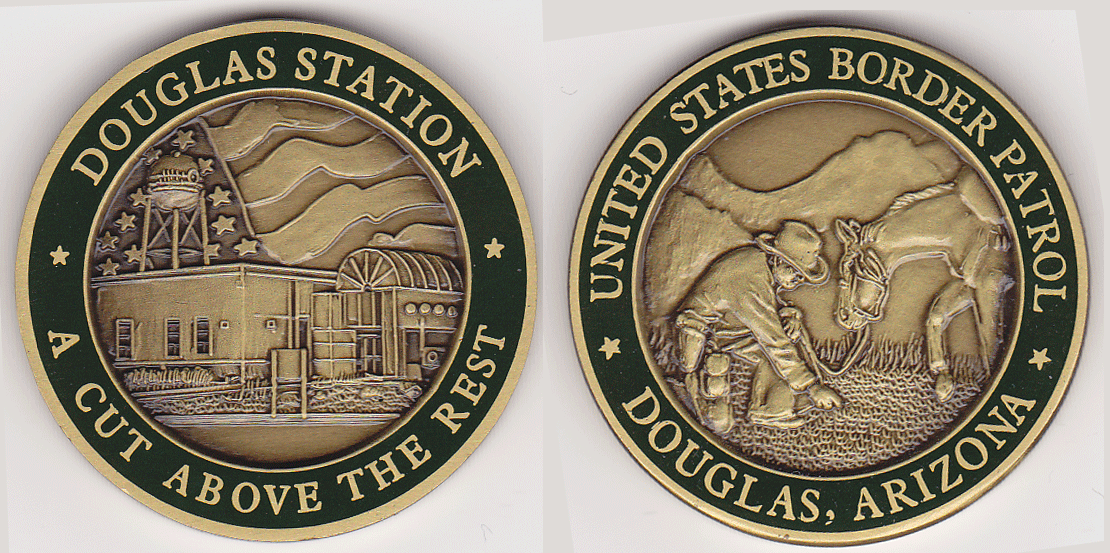 Douglas Station medallions