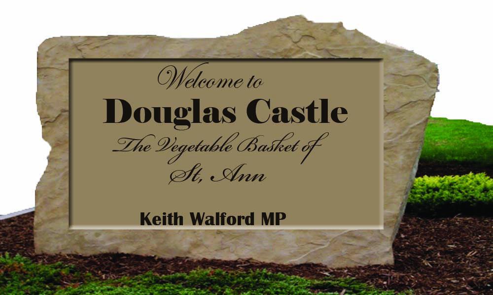 Douglas Castle sign