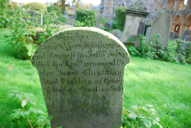 gravestone for george douglas, gardner