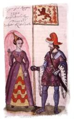 Robert III with wife Annabella Drummond