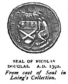 Seal of Nicholas Douglas of Mains