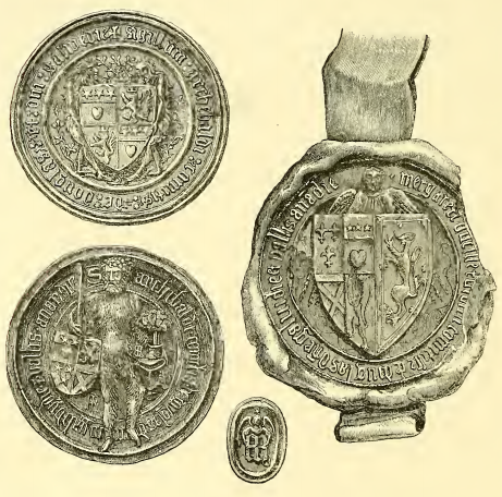 Seals of Archibald, 1st Duke of Touraine