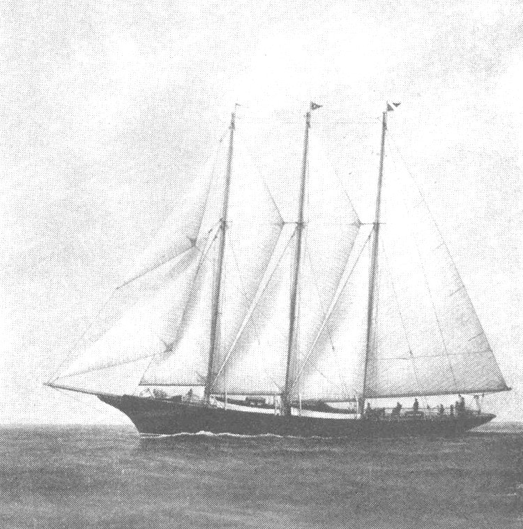 Artists impression of the schooner in 1930