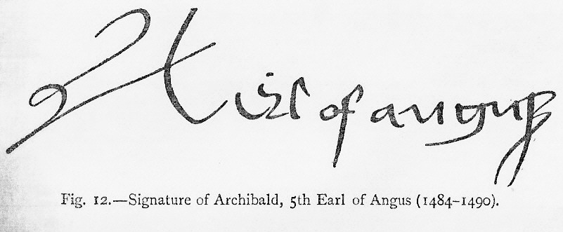 Seal of Archibald, 5th Earl of Douglas